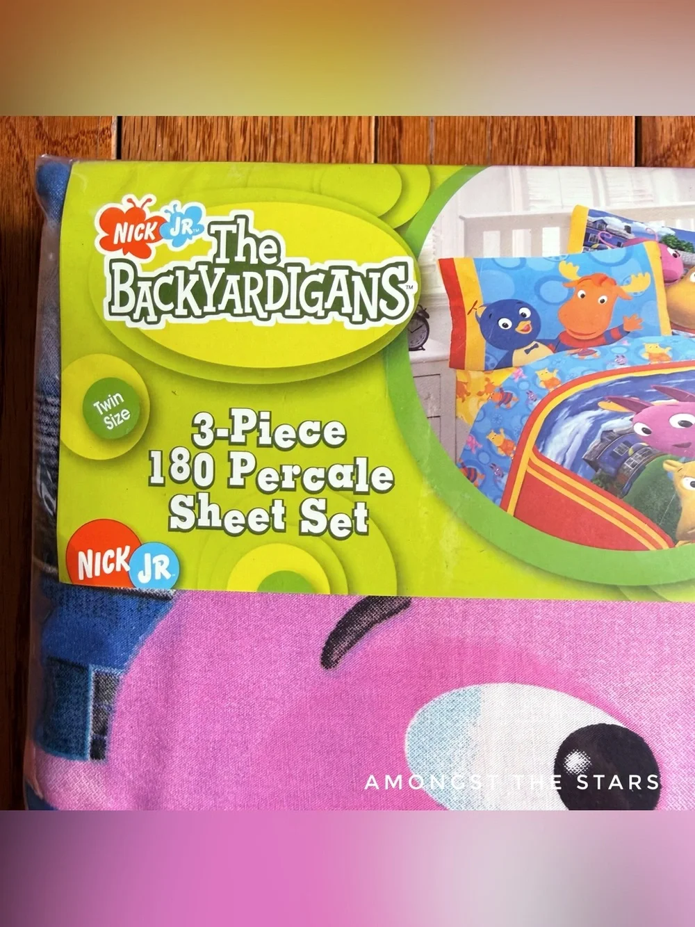 The Backyardigans 3 Piece Twin Fitted & Flat Sheet Pillowcase Set